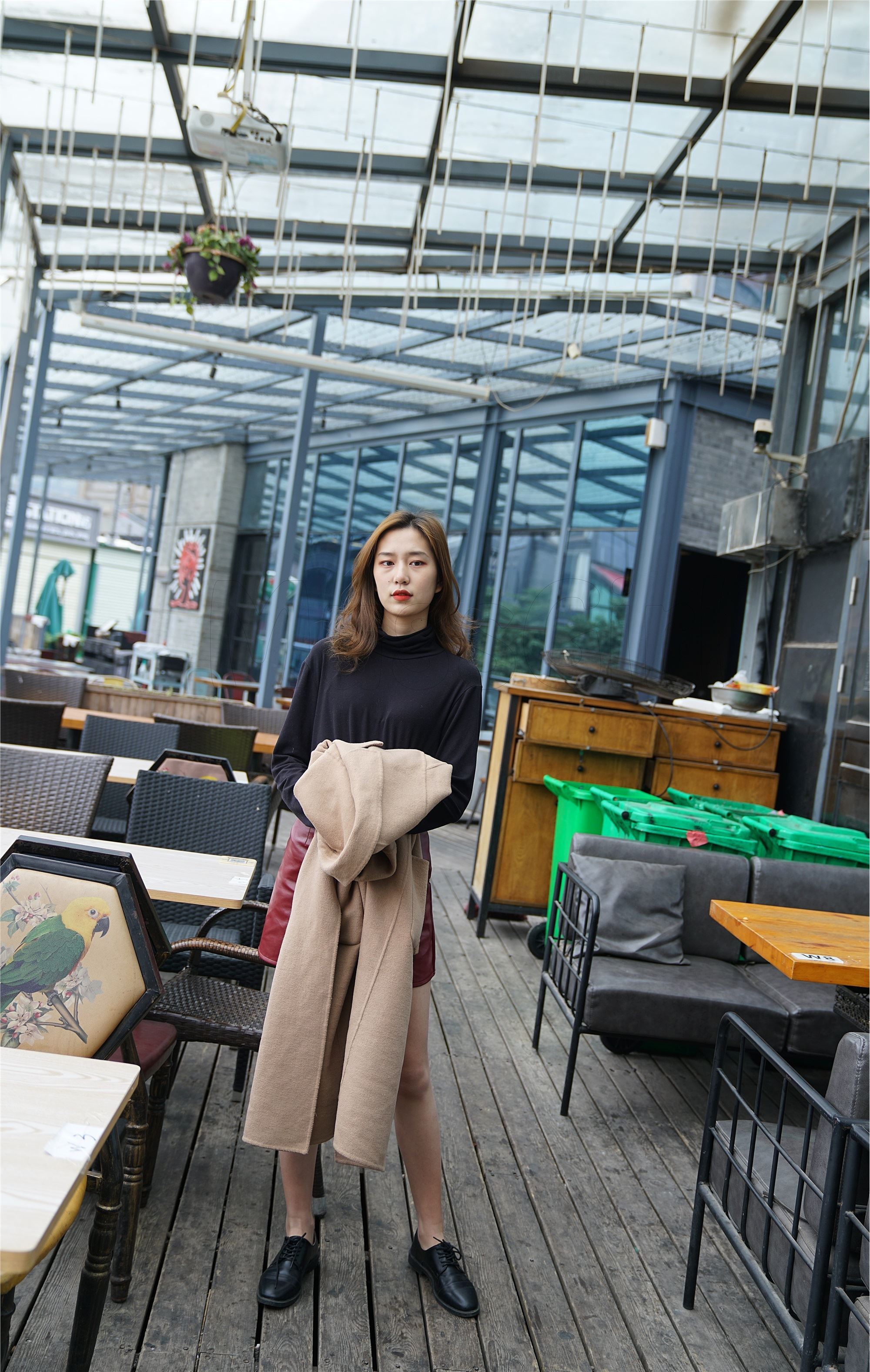 MussGirl慕丝女郎  NO.208 风衣姑娘